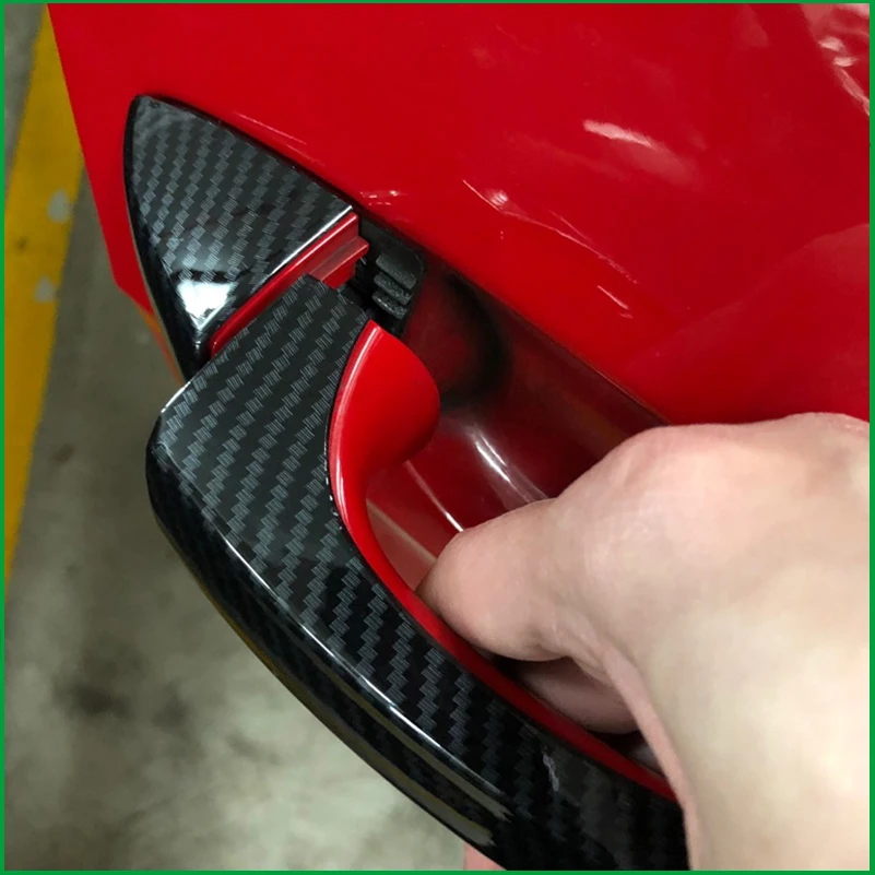 

Car Styling Door Handle Bowl Cover Trim For Volkswagen Golf 7 MK7 2014 2015 2016 Handle Frame Cover Sticker Trim Auto Parts