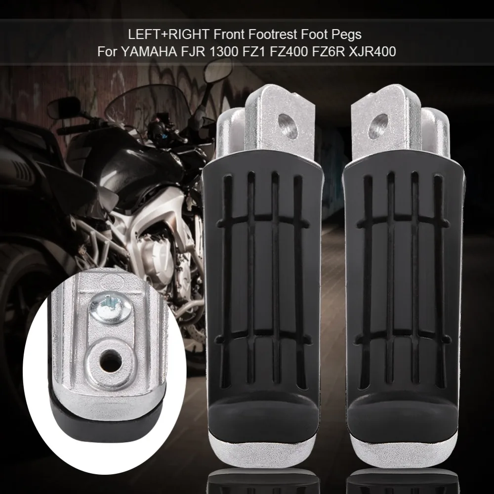 2pcs Complete Kit Motorcycle Foot Pegs Hardware Kit Mounting Hardware Front Foot Pegs Spring Pins Driver Footrest Assembly