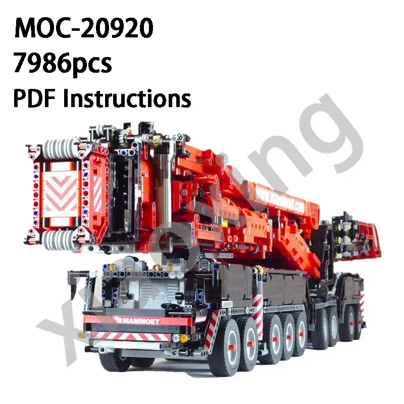 New MOC-20920 Crane Crane 7986pcs Is Suitable for Adults · Assembly of Building Block Toys Children's Education Birthday Gifts