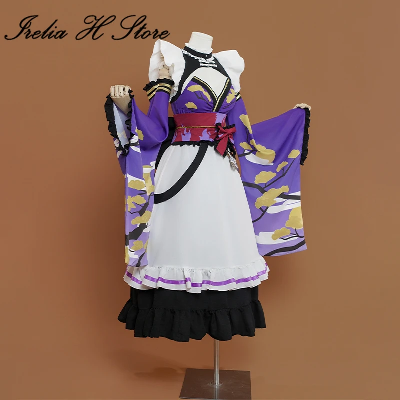 أزياء Irelia H Guren من NI KKE Guren التأثيرية للنساء فستان خادمة كتي كافيه للسيدات #2