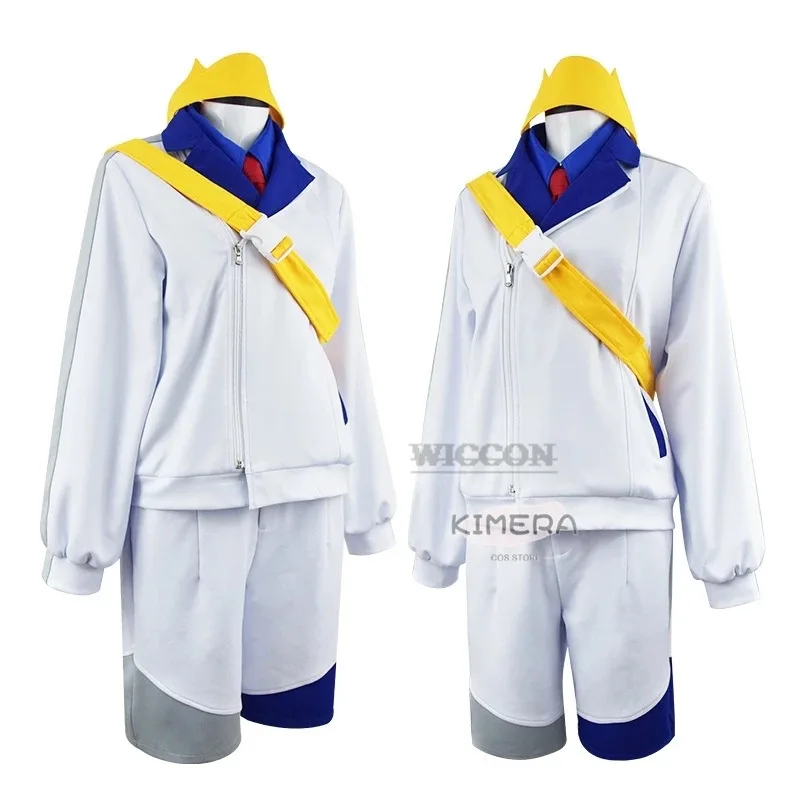 كيران كارمين تأثيري الخيال عقال حقيبة لعبة القرمزي البنفسجي تمويه زي النساء الرجال لعب الأدوار هالوين ملابس للحفلات