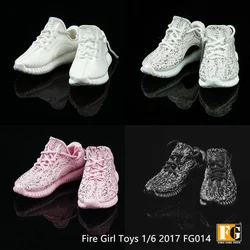 Fire Girl Toys FG014 1/6 Scale Sneaker Fashion Shoes for Male Female Action Figures Empty Inside in Stock