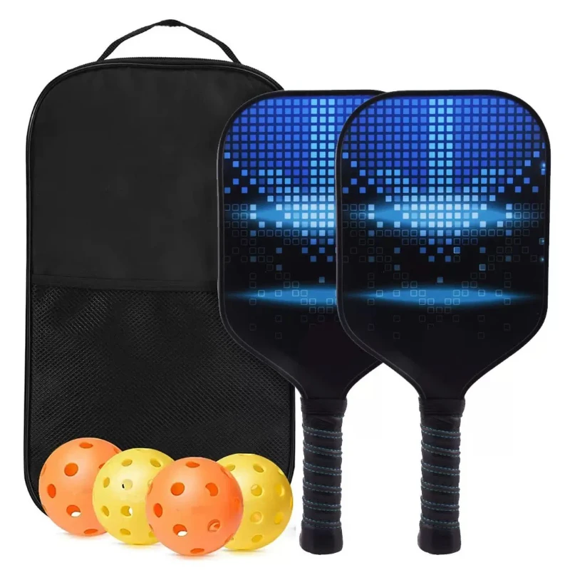 

Pickleball Paddles Set Fiberglass Honeycomb Core Usapa Approved Professional Outdoor Sports Training Pickleball Gift