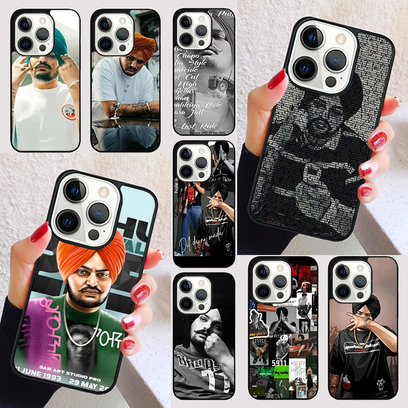 

Sidhu Moosewala cover For iPhone 15 16 13 12 11 14 Pro Max Mini Max SE 2020 7 8 6S Plus Phone Case