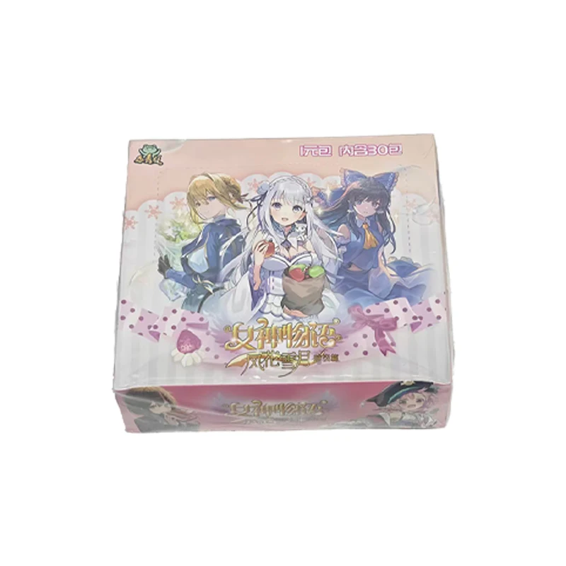 kleine kikker Nieuw Goddess Story Verzamelkaarten Eén doos bevat 30 pakjes kaarten Mooie cadeau-speelgoedcollectibles in anime-stijl