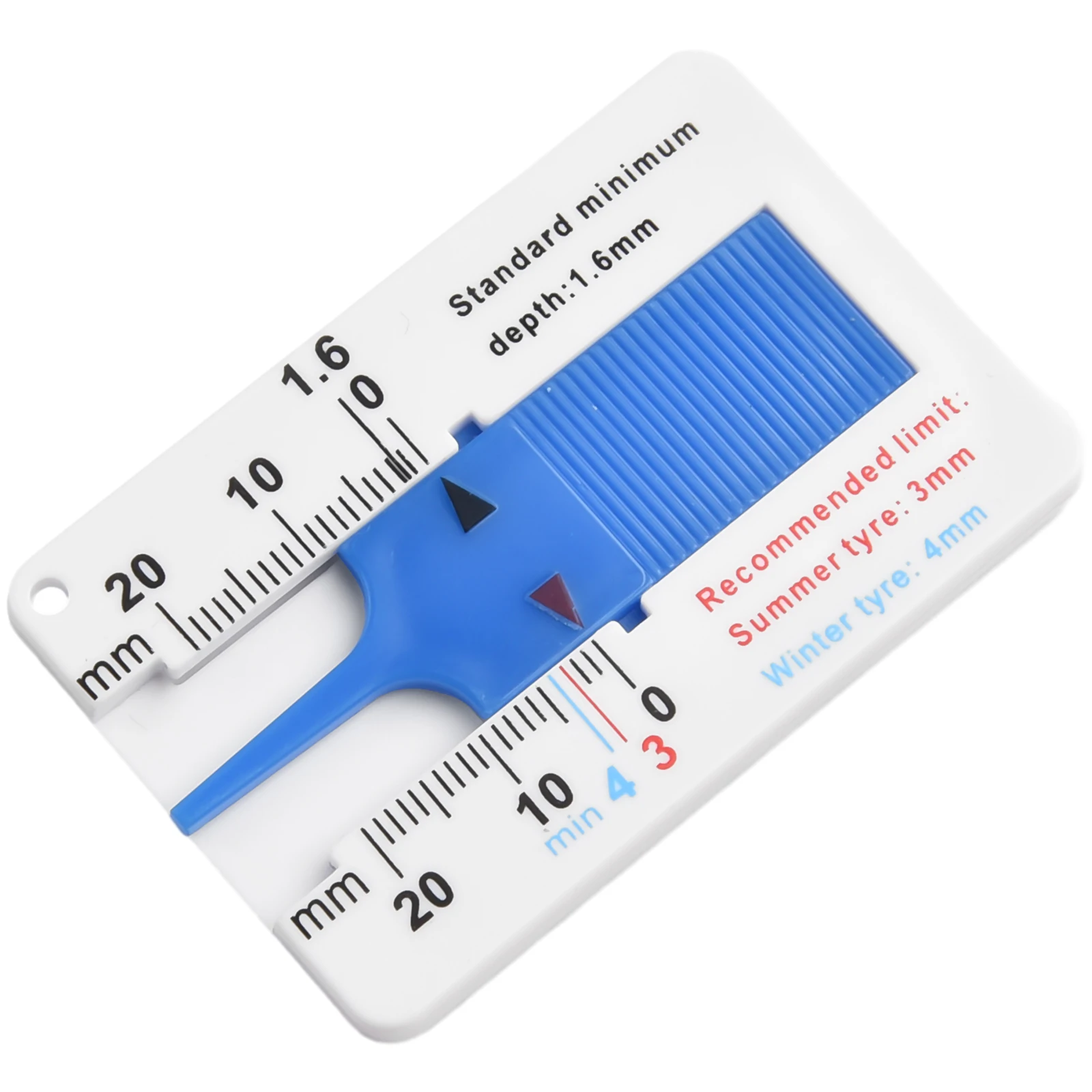 Tire Tread Ruler Essential plastic tire tread depth ruler 0 20MM vernier depth caliper for maintaining tire safety