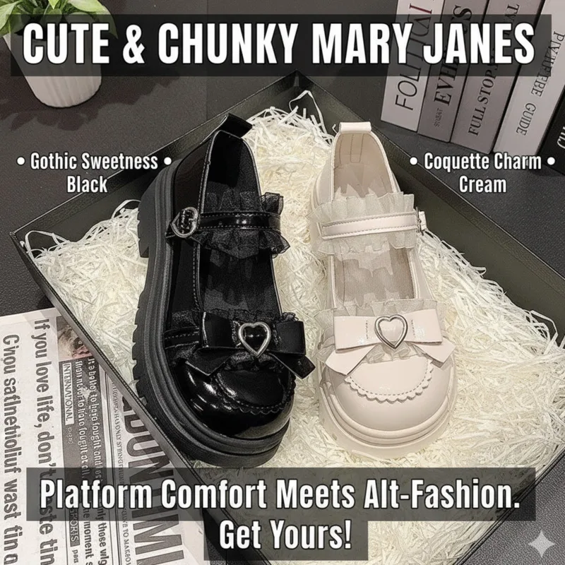 

Y2K French Mary Jane Shoes Women Vintage Loafers Spring Autumn Student Flats Versatile Single Leather Shoes Match Dresses New