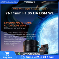 YONGNUO YN11mm F1.8S DA DSM WL Auto Focus Ultra Wide Angle APS-C Lens With RemoteControl For Sony A6700 A6000 A5100 A3500 ZV-E10