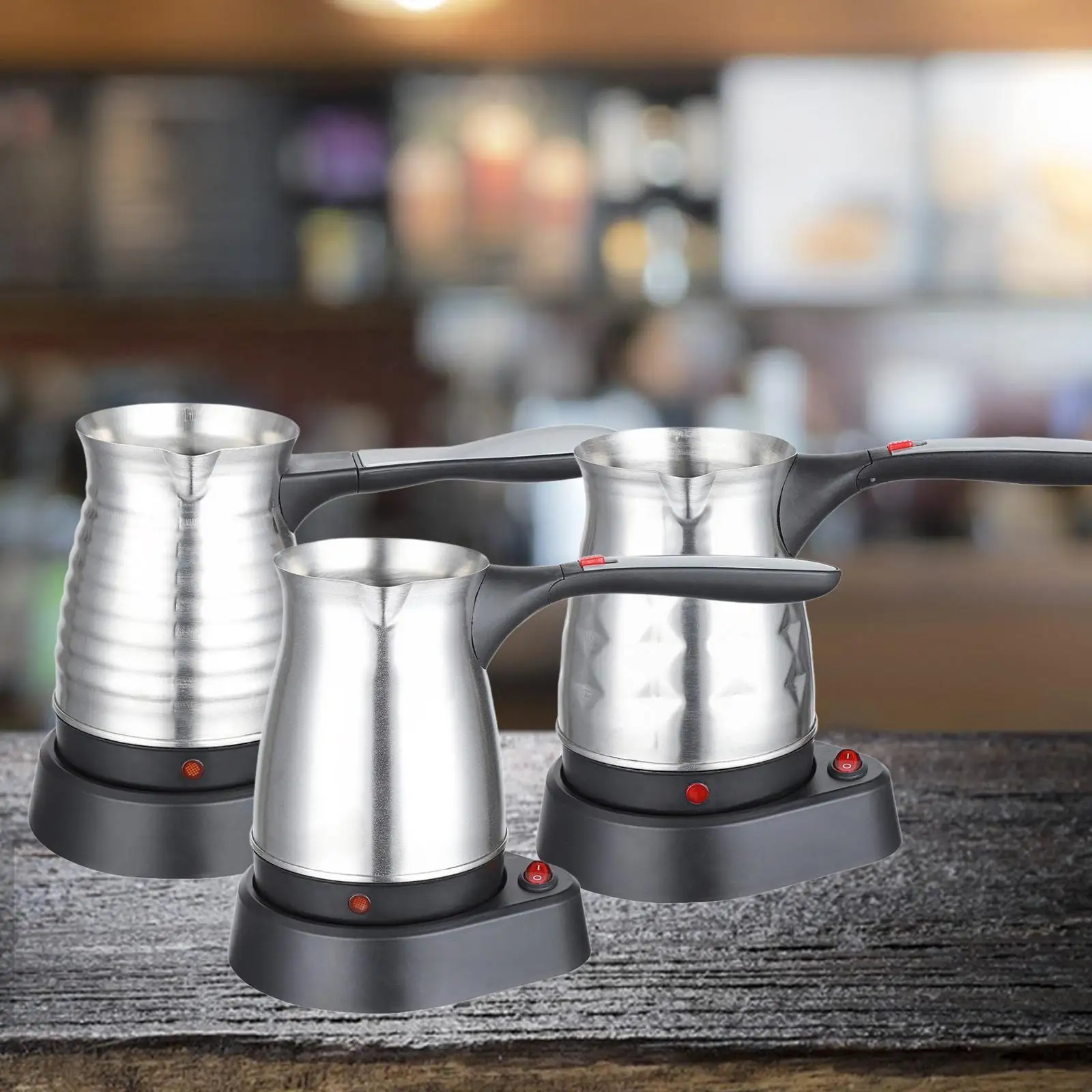 

Versatile Water Boiler 500ml Electric Turkish Coffee Maker Tea Kettle with Grip