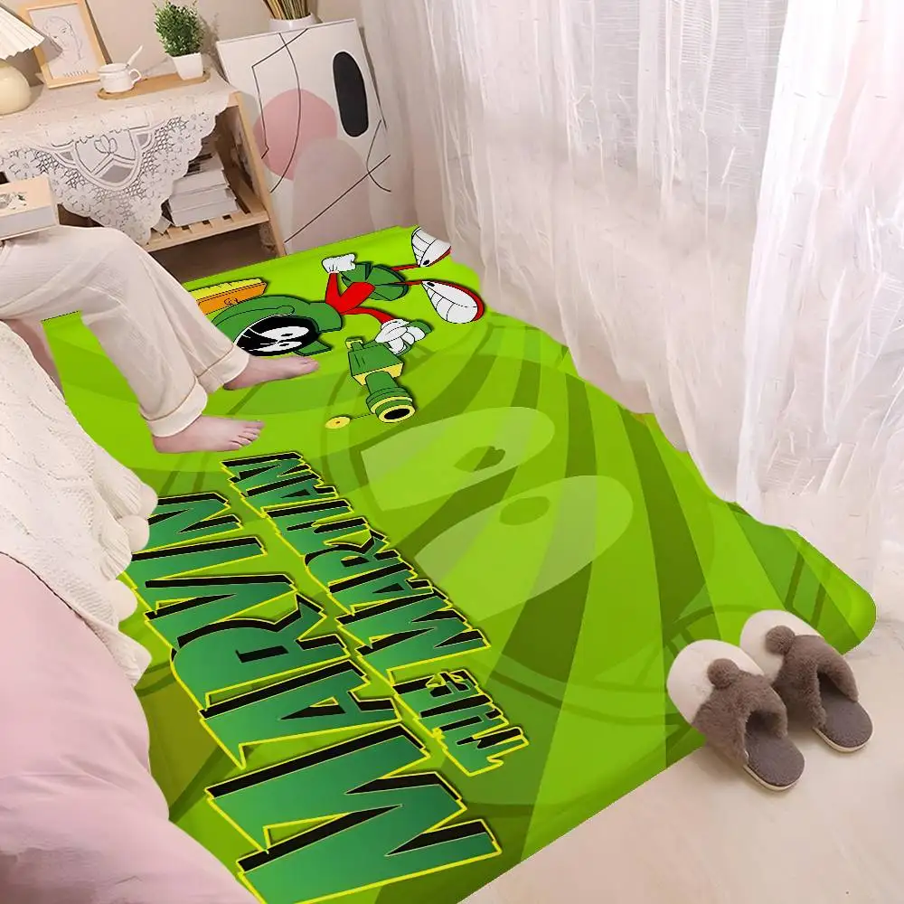 Marvin The Martian cartoon Room Mats Retro Multiple Choice Living Room Kitchen Rug Non-Slip Welcome Rug