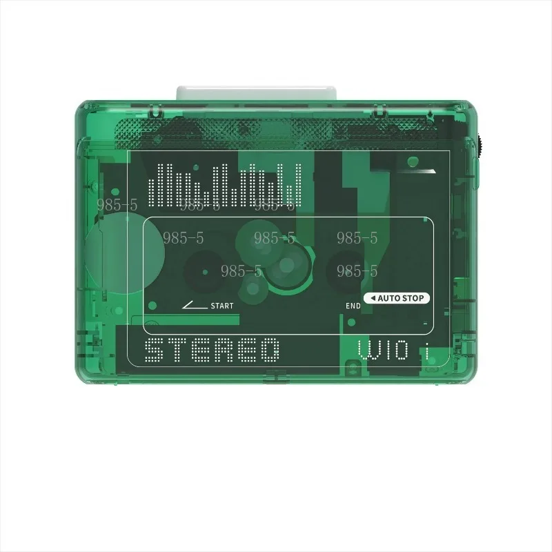 Vintage Mono Stereo Cassette Player W10i Portable Retro Tape Music Player for Daily Use