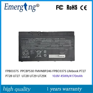 Rettungsbuch, Rettungsbuch, P727, P728, U727, U729, U729X, FPB0337S, PPCBP530, FMVNBP246, 10,8V, 45WH 12 Hauptumsatzbatterien Fujitsu - №8