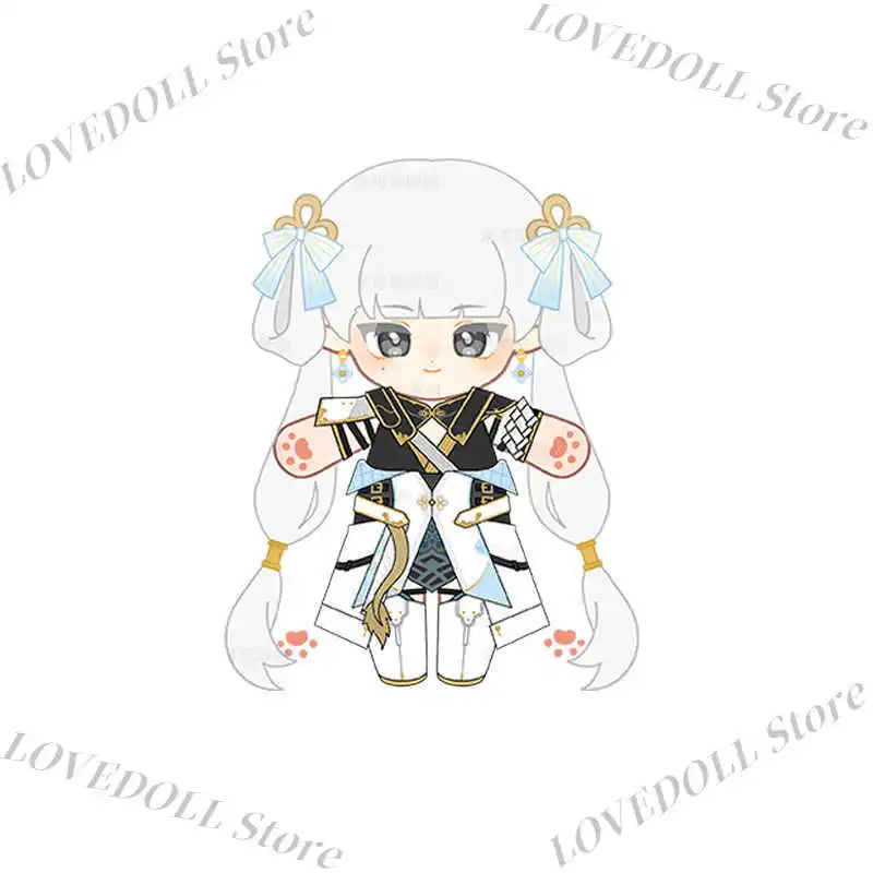 

Jinhsi Wuthering Waves косплей милая фигурка плюшевая кукла игра хлопковое платье для тела одежда наряд мягкие игрушки подарок на Хэллоуин 20 см