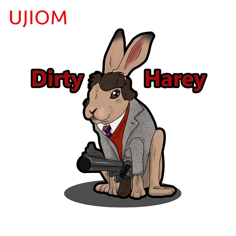 UJIOM Lovely Cartoon Bunny Wall Decor Living Room Wall Stickers Moisture Proof Children's Bedroom Decor Wall Decal Mural Art