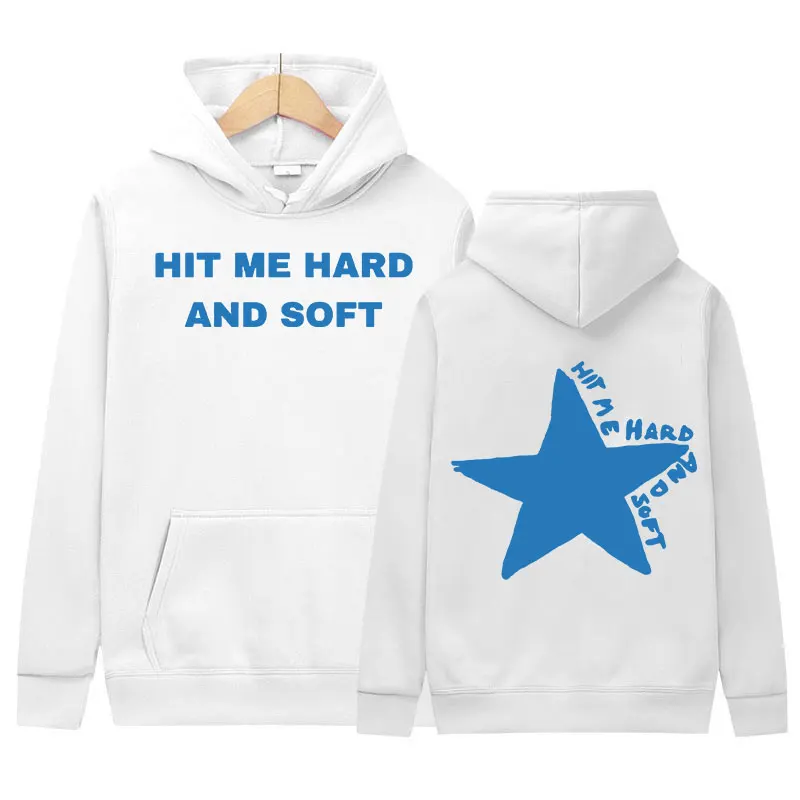 Hit Me Hard and Soft 2024 World Tour Hoodie Men's Hip Hop Fashion Pullover Sweatshirt Unisex Casual Oversized Hoodies Streetwear