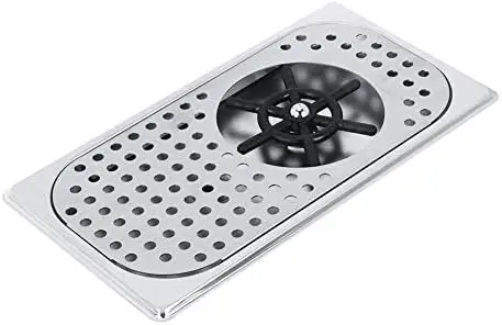 

Cup Washing 114mm Diameter 201 Stainless Steel Machine Rinser Pitcher Drain and Drip Tray for Bar Coffee Shop G1/2in