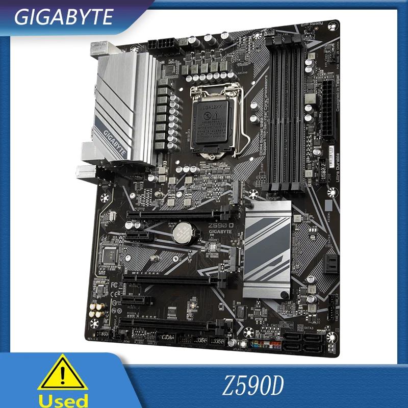 GIGABYTE Z590 D, Ultra Durable ATX Motherboard with Direct 12+1 Phases Digital VRM, Full PCIe 4.0* Design