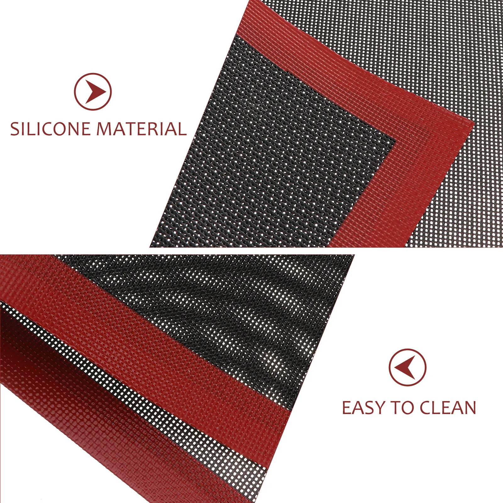 

Silicone Baking Mat Heat Resistant Oven Mats Non Stick Cooking Tray Liners Reusable Pastry Sheet Glass Fiber Baking Sheet