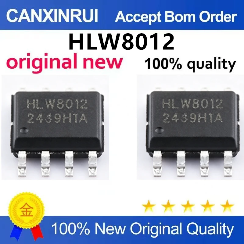(5-100pieces)Original genuine patch HLW8012 SOP-8 single-phase multifunctional metering IC/power meter chip
