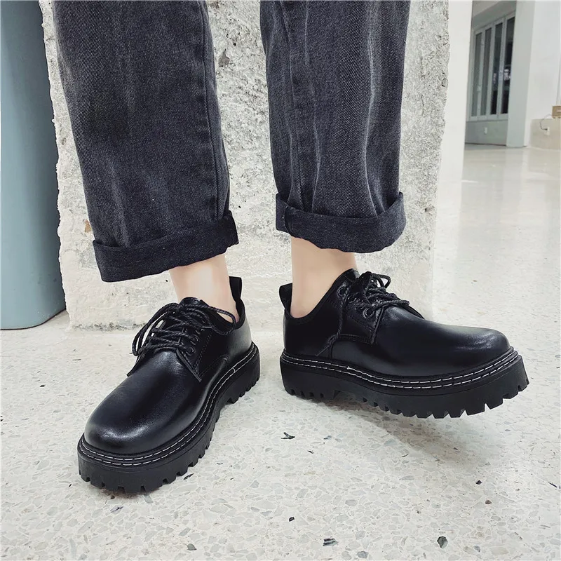 Men Shoes Leather Casual Shoes Fashion Moccasins Unisex Business Shoes Men\'s Shoes Fashion British Driving Shoes Boots