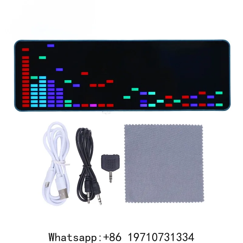 

Music Spectrum Display 20 Dynamic 7 Color Effects Color LED Spectrum Pickup 1-7 Brightness Settings for Listening Playing