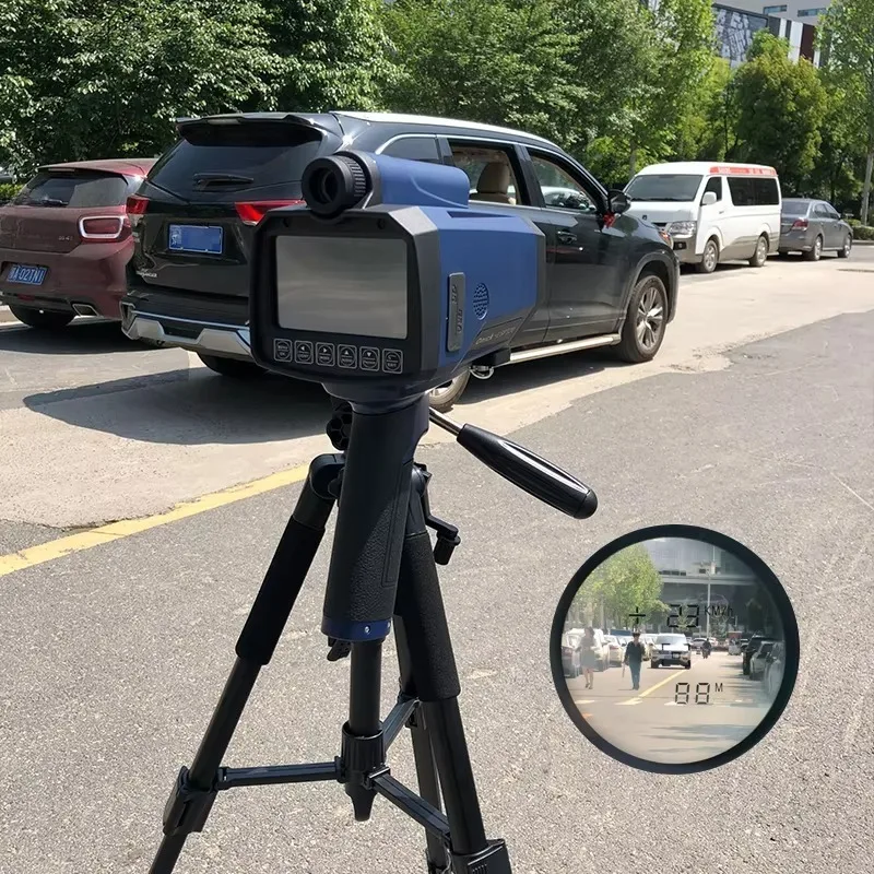 産業用速度管理および交通速度カメラ用のポータブルレーザー速度レーダー