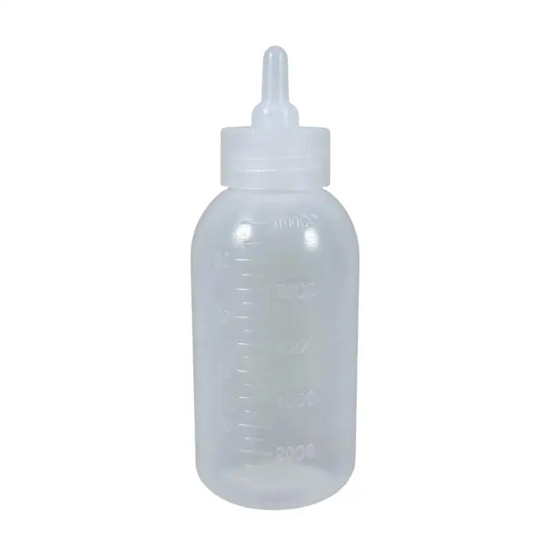 1 Stück 60/100ml Fütterungswerkzeug für Kleintiere Mini-Nippel-Ersatz Katzen-Neugeborenen-Milchflasche Haustier-Pflegeflasche Tierfütterungsflaschen-Set – Detail 9