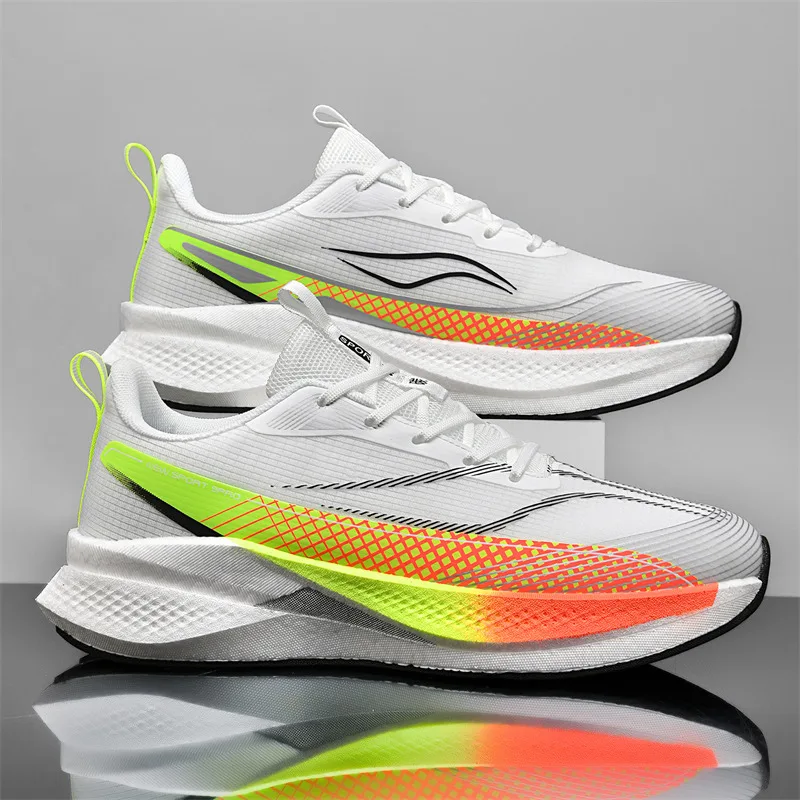 Herren-Laufschuhe mit Carbonplatte, Marathon-Spezialität, atmungsaktiv, leicht, bequeme, rutschfeste Freizeit-Sneaker für Damen