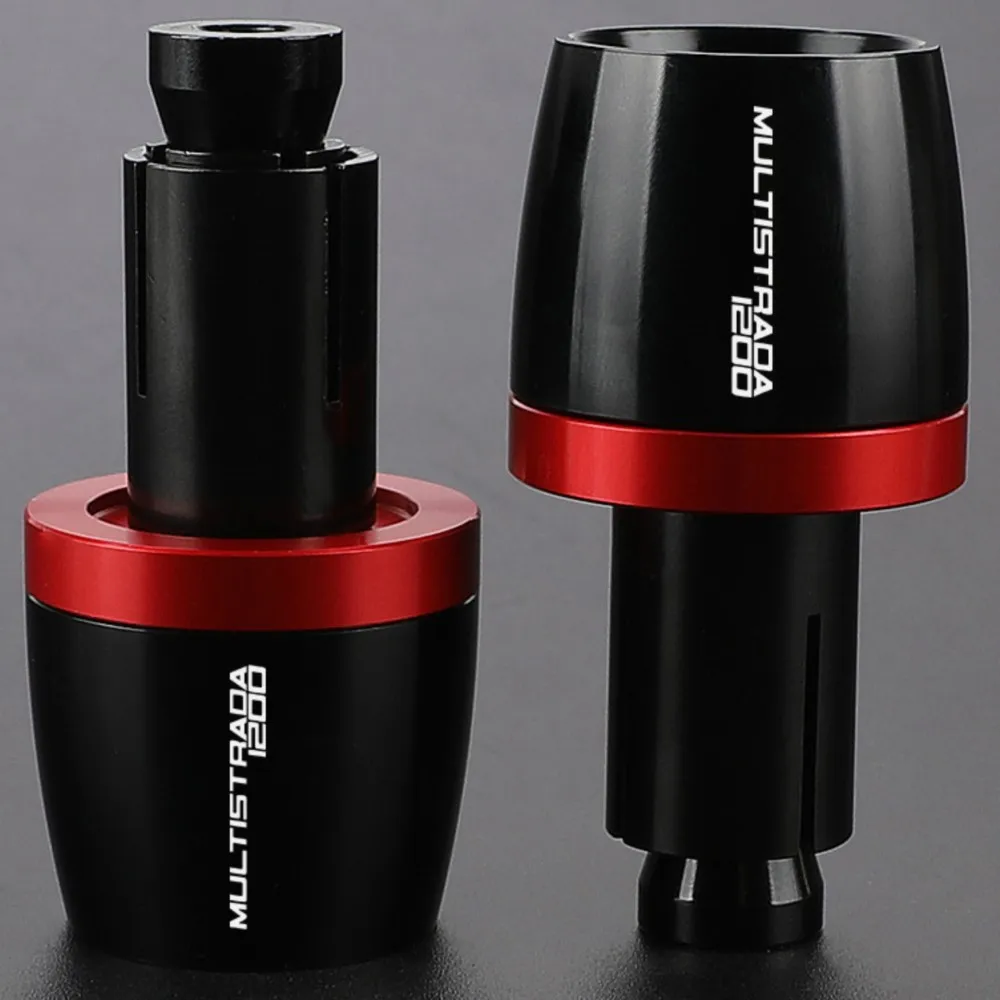 

Moto End Handle Bar Grips Cap For DUCATI MULTISTRADA1200 2010-2016 Anti Vibration Plug 2015 2014 2013 2012 2011 MULTISTRADA 1200