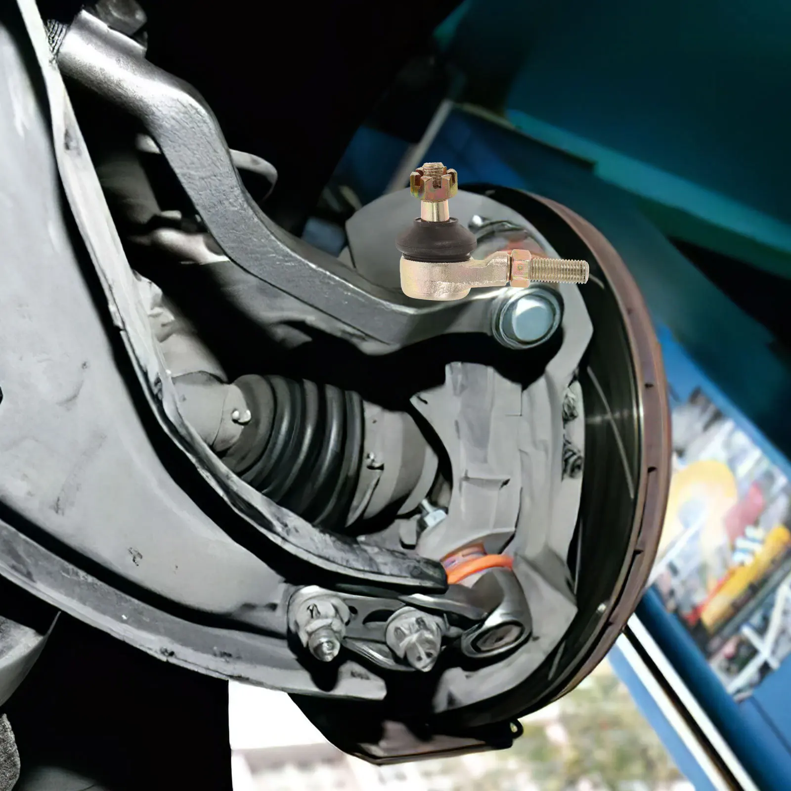 

5Pcs Go Kart Steering Tie Rod Kit Castle Nut Caps Durable Suspension Stem Replacement Motorcycle Parts Fishing Reel Handle Cap