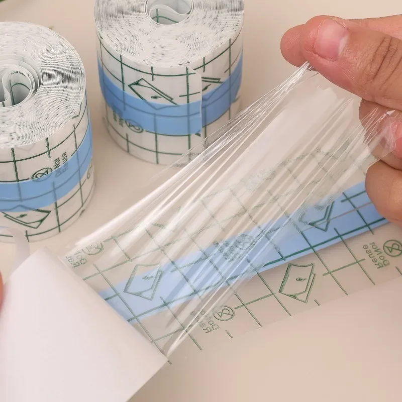 1-10 متر أسفل سترة مكافحة الأوساخ ملصق غير مرئية غير لاصق المتاح طوق بطانة سترة الأصفاد شفافة مكافحة وصمة عار قطعة أثرية