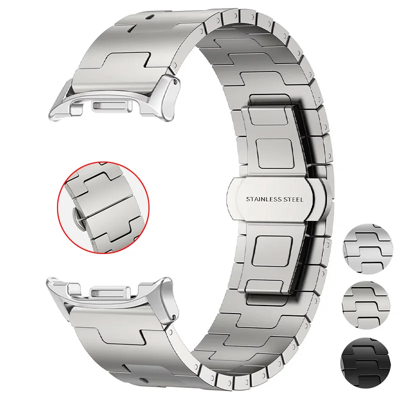 

Титановый ремешок для Samsung Galaxy Watch 8 Classic 46 мм 8 40 44 мм Роскошный металлический браслет для Galaxy Watch 8-7Ultra 2025 47 мм ремешок