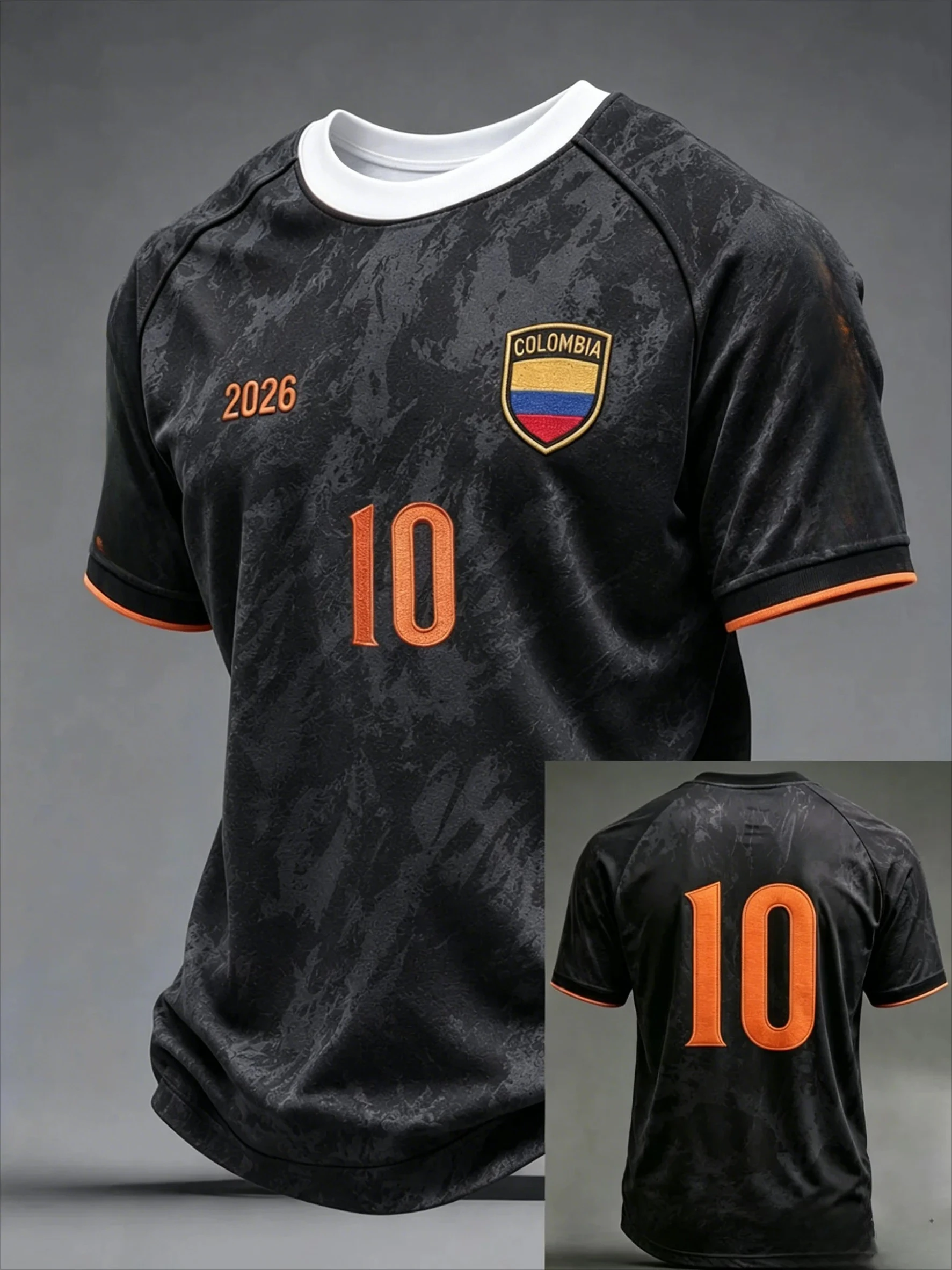 New Columbia 2026 T-shirt with breathable quick drying 3D printed ball suitable for daily wear during competitions and training