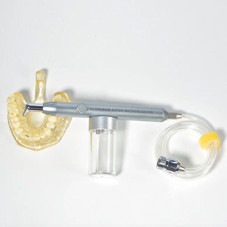 

Dental Aluminum Oxide Sandblasting Device Dental Hygiene air Flow Polisher with 2/4 Holes