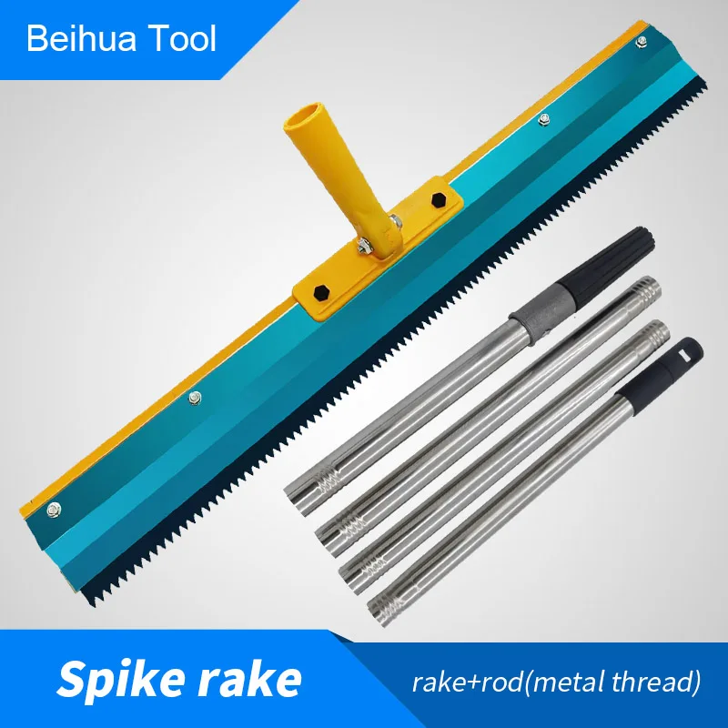 Imagem -04 - Beihua-kit de Ferramentas de Auto-nivelamento Spike Rake Extensão Rod 40cm 1.1m 1.3 m Ferramentas de Pintura de Chão 40cm
