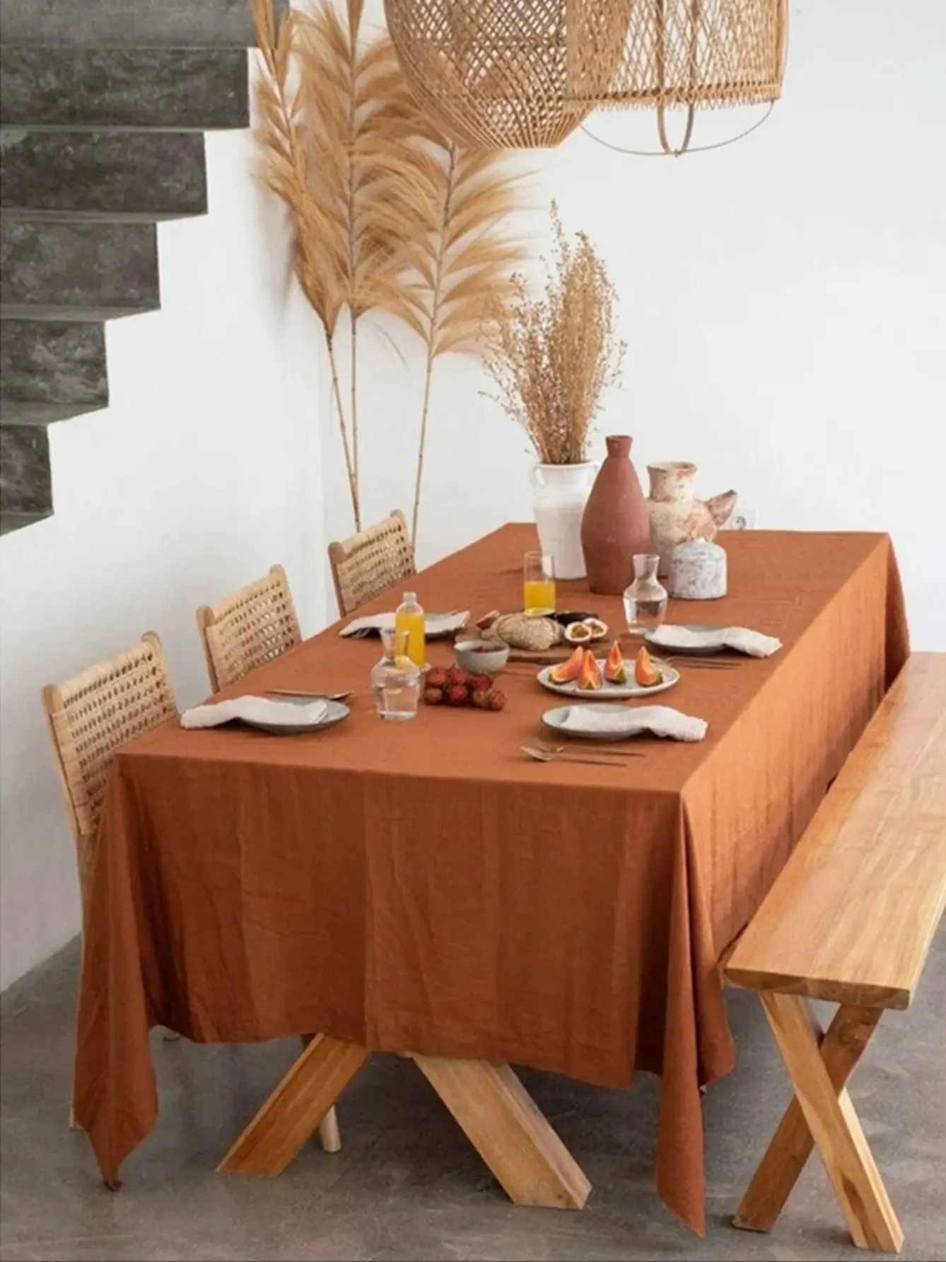 1PC Frühlings- und Sommer-Tischdecken für Zuhause, Hochzeits-Party-Dekorationen, Feiertags-Tischdekorationen, Küchentischdecken – Detail 1