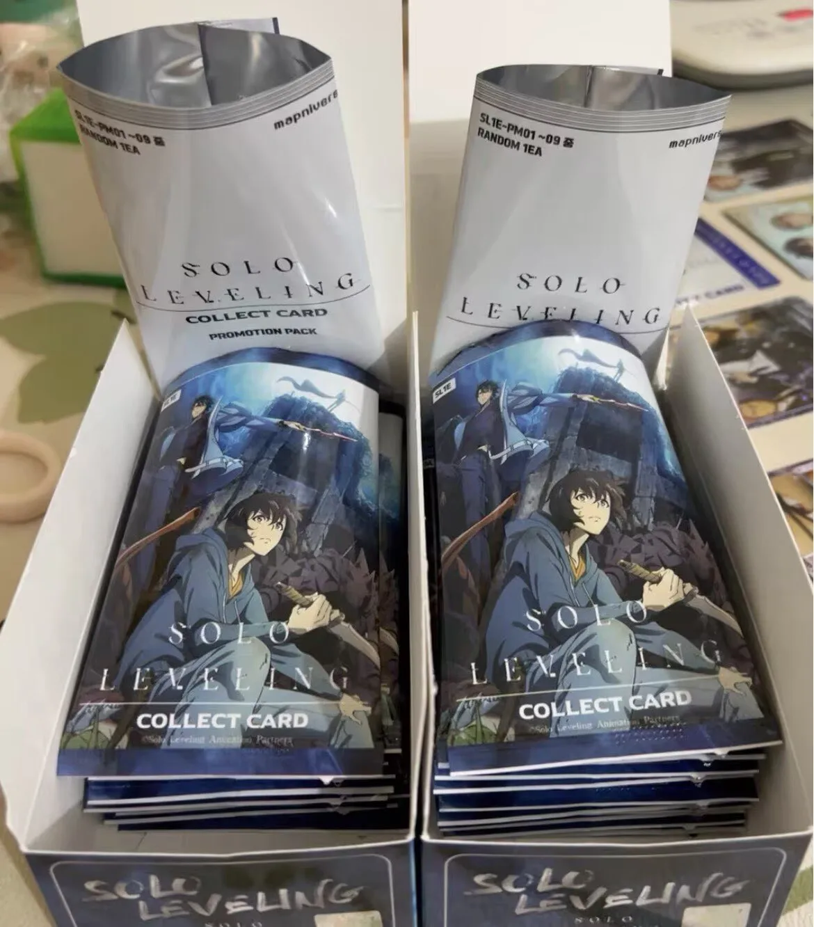 

In Stock Korean Solo Leveling: Arise Vol.1 Collectible Cards (Official Merchandise)