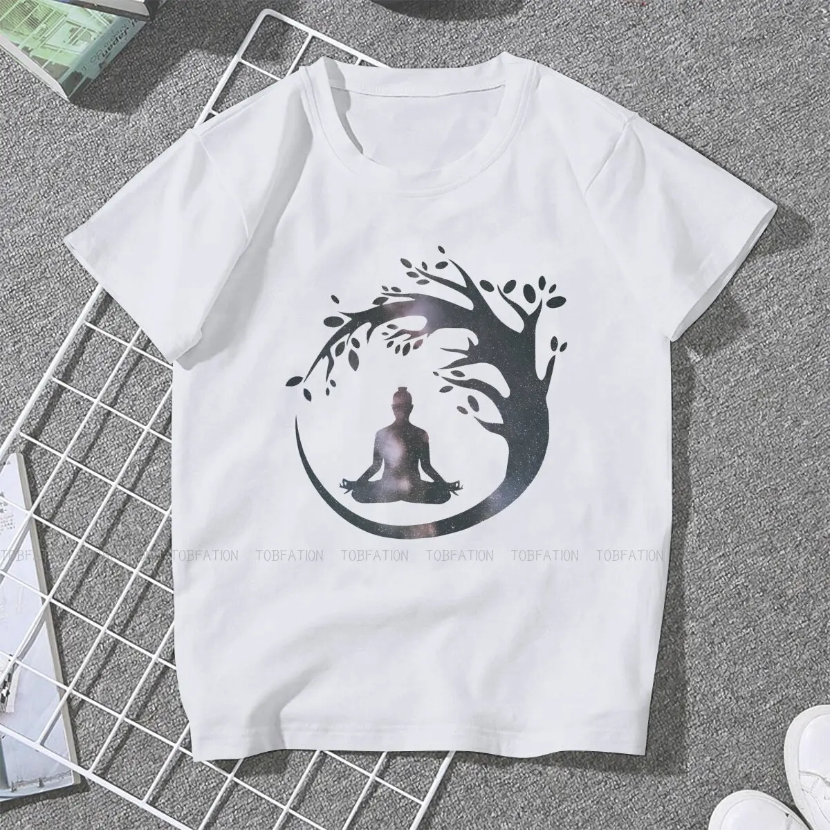 Meditation Fashion TShirts Buddha  Oriental Mysterious Culture Woman Style 5XL T Shirt O Neck