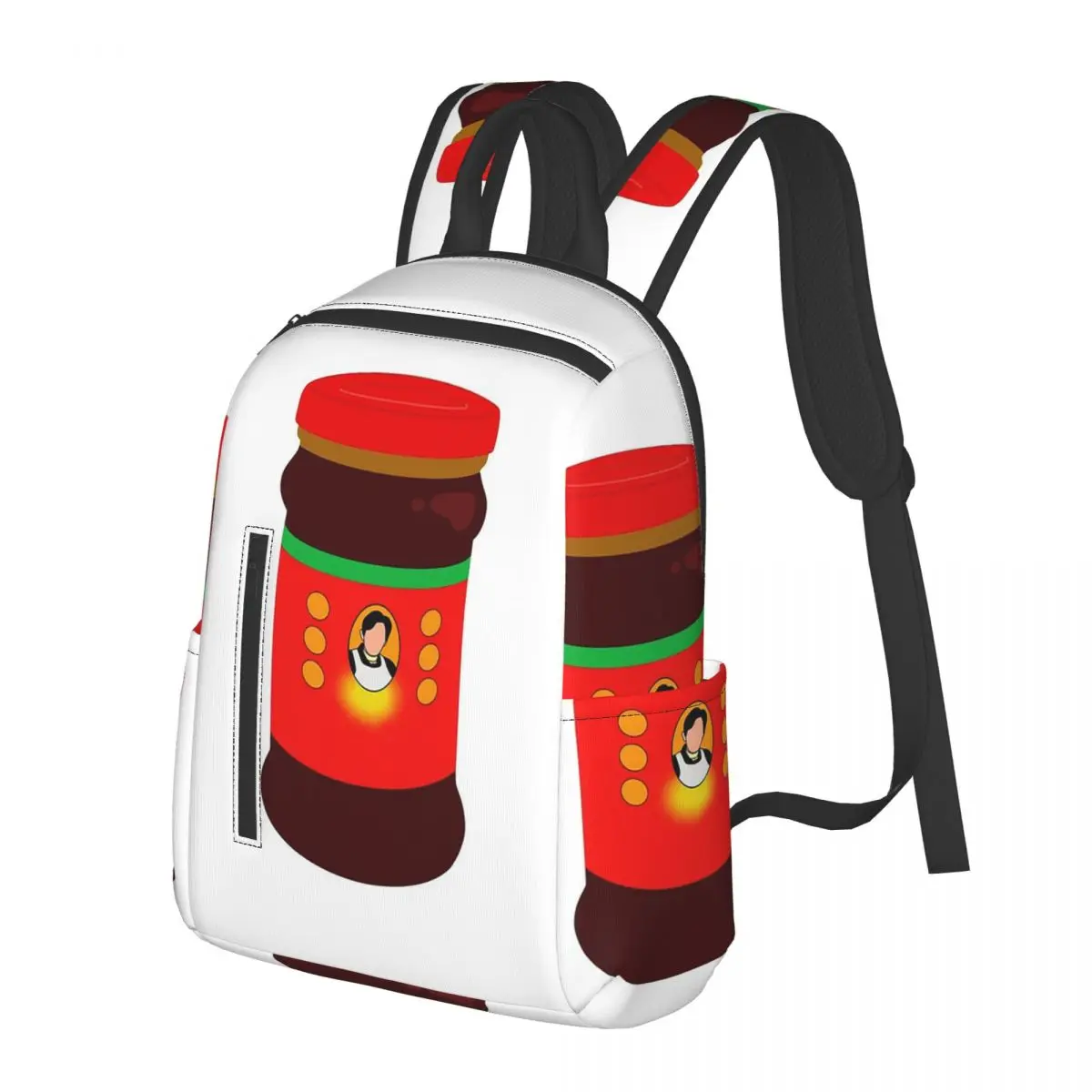 

Chili Oil Student Backpack School Bag Hiking Travel Daypack for Men Women Bookbag Shoulder Bags