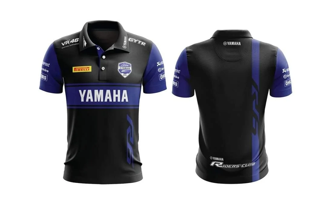 New Yamaha fashion 3D printed team motorcycle cross-country racing T-shirt for men, quick-dry, breathable, round-neck sports shi
