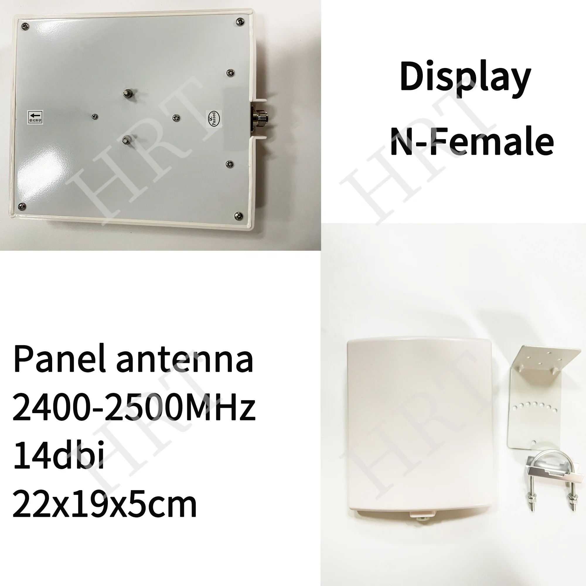 2.4G 2400-2500MHz 14dbi outdoor wifi Panel antenna with N-female Directional Outdoor Plate Antenna Sector Base Station Antenna