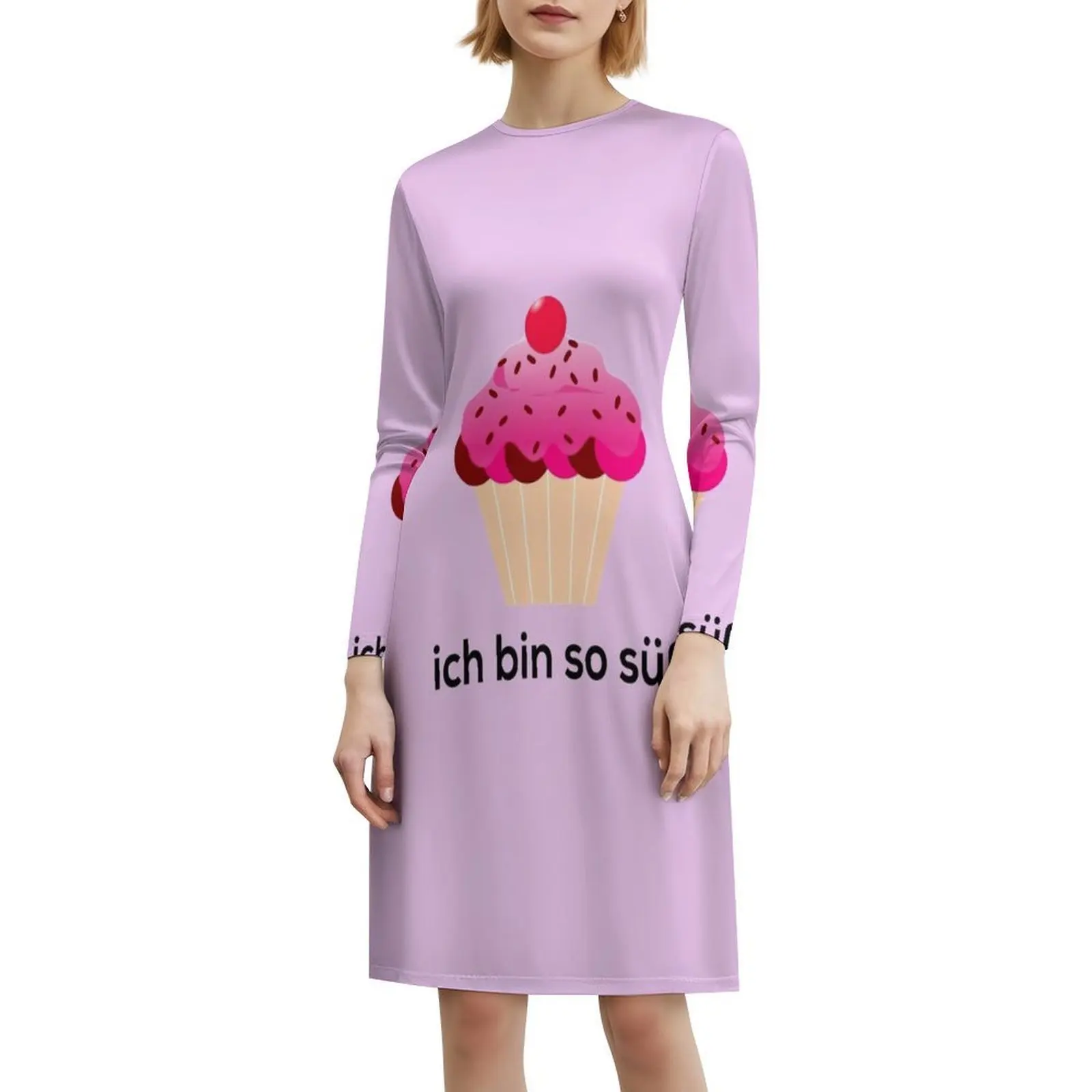 إيتش بن سو سو؟ فستان نسائي أنيق للحفلات على شكل حرف A مع خيارات قصيرة/طويلة/بدون أكمام Ich Bin So Sü؟ فروي أوسترن الألمانية #6