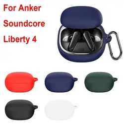 Shockproof Wireless Earbuds Case Soft Silicone Earphone Protector Colorful Waterproof for Anker Soundcore Liberty 4