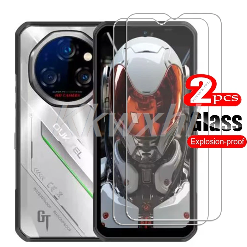 1/2PCS FOR Oukitel WP62 6.58" Tempered Glass Cover ON OukitelWP62 Screen Protector Transparent Film