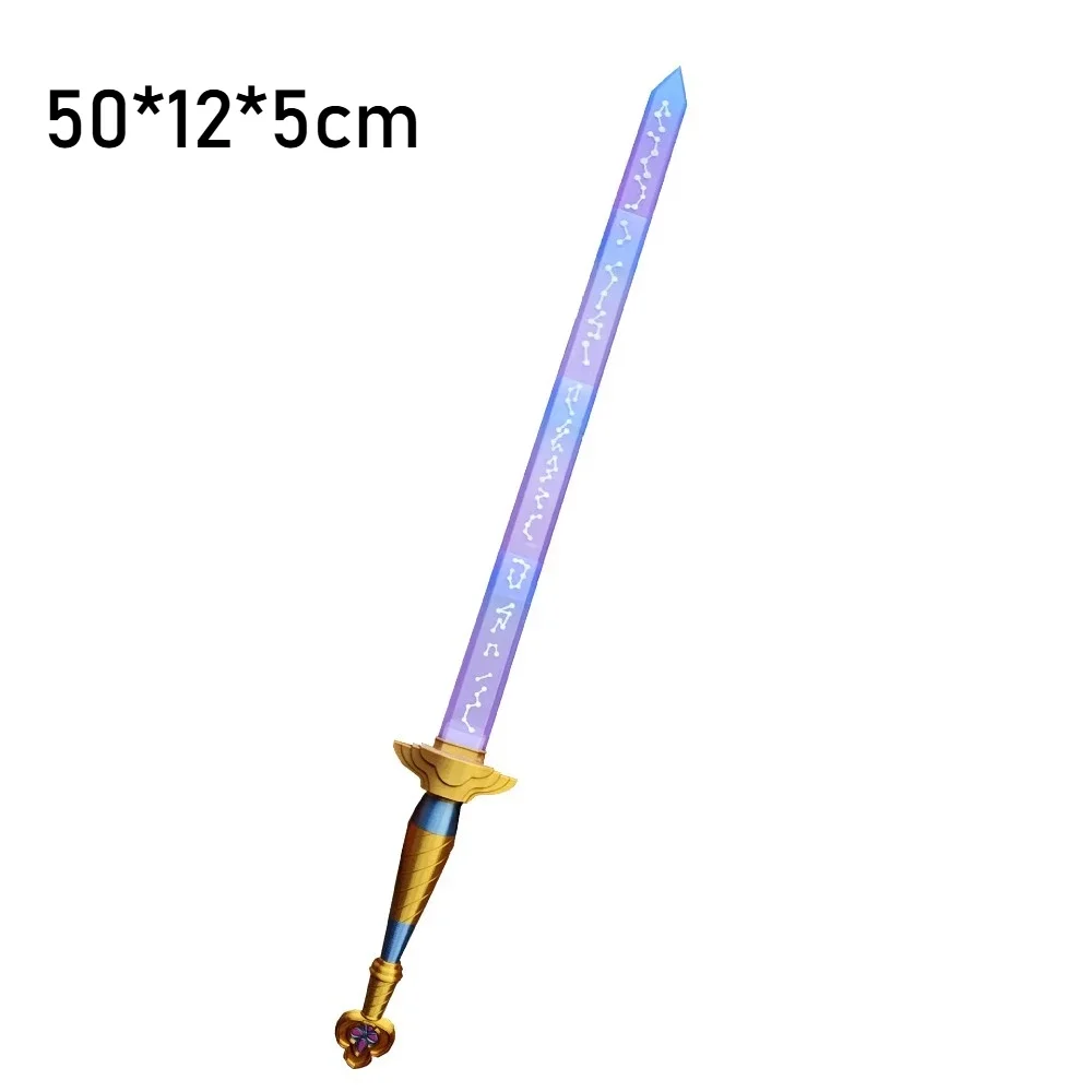 Demon Hunter Of Kpop Rumi Cosplay Miecz Rekwizyt 2 Style Akcesoria Broń Długi Nóż Fioletowy Miecz Strój Karnawałowy Halloween