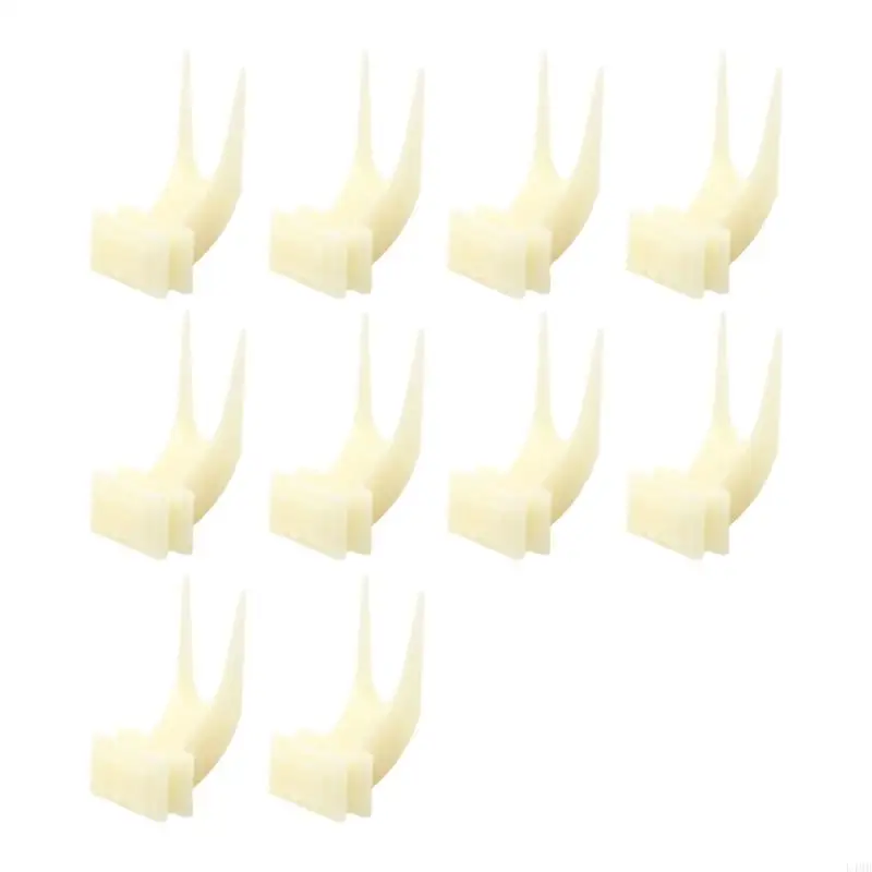 L4MB PET BIRD Fork Bộ 10 con chim thực phẩm Xân khúc trái cây ăn cho con vẹt con