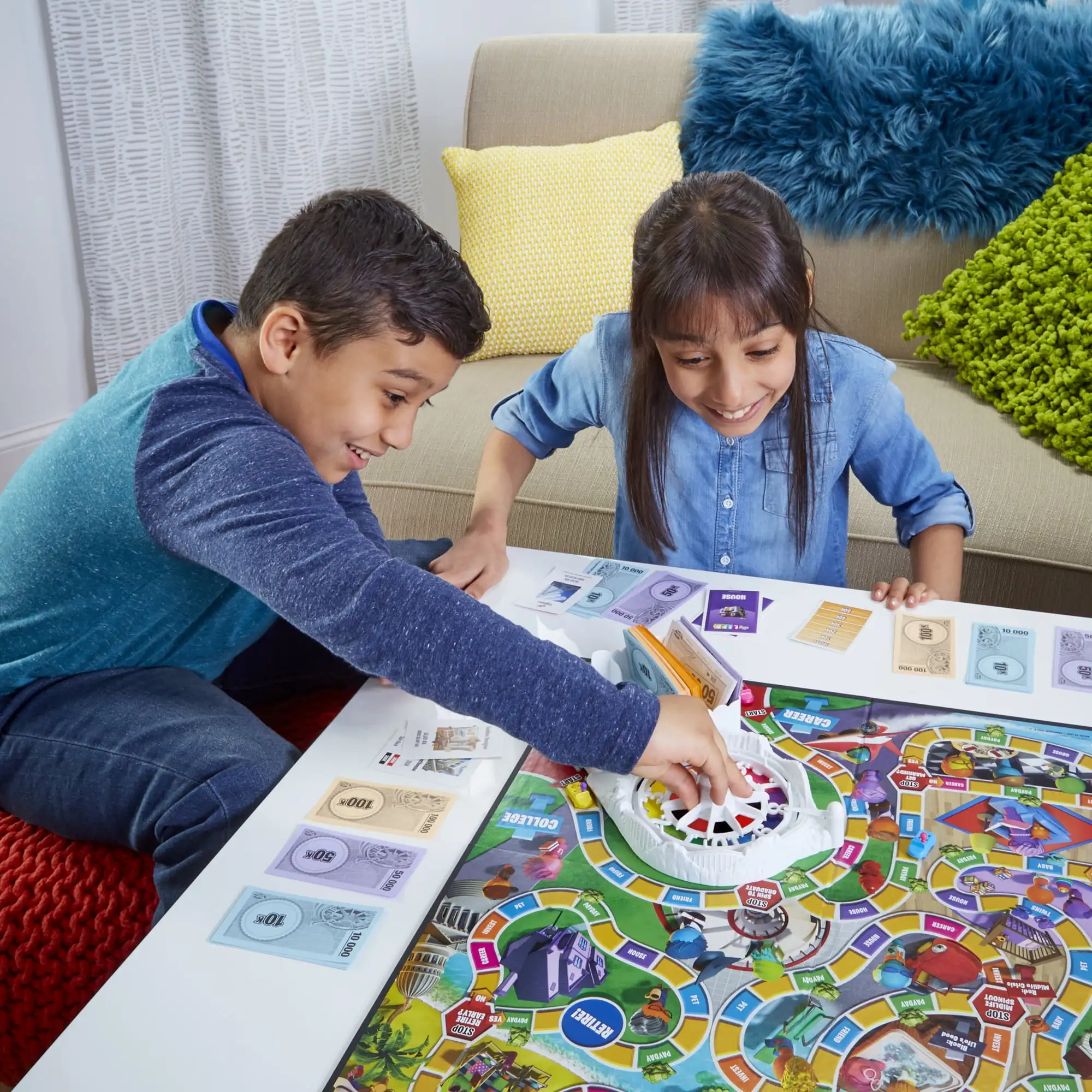 Game, Family Board Game, For Ages 8+, Pegs Come In 6 Colors