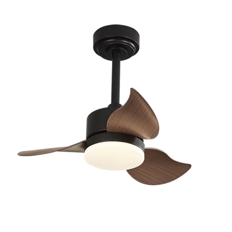 

24inch Modern minimalist bedroom low-noise fan light ceiling fan light 3-color ceiling mounted restaurant light pendant light24W