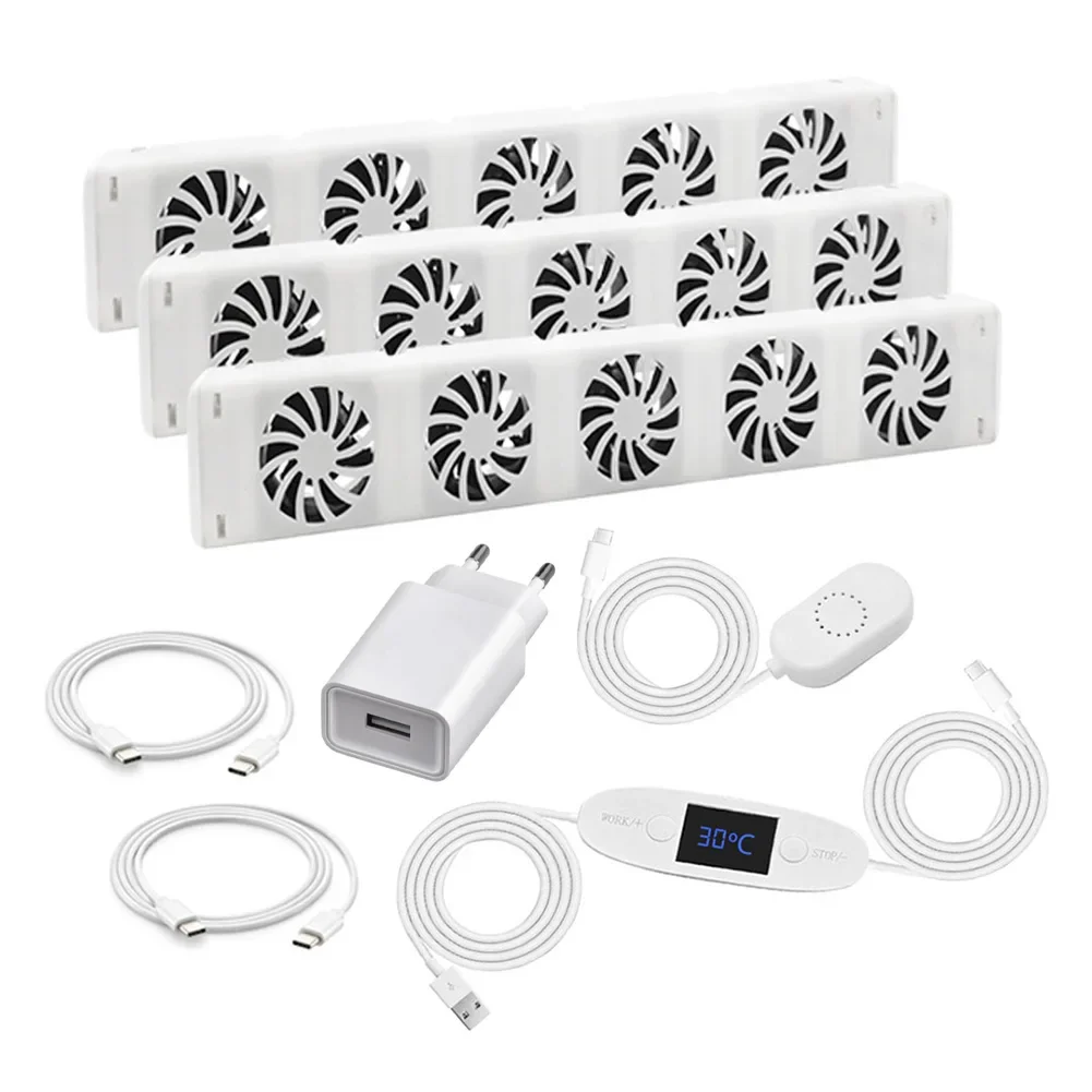 Apartment Heating Fireplace Cooling Fan Automatic Fan Heater Automatic Thermostat Easy To Install Energy-saving Unpowered Fan