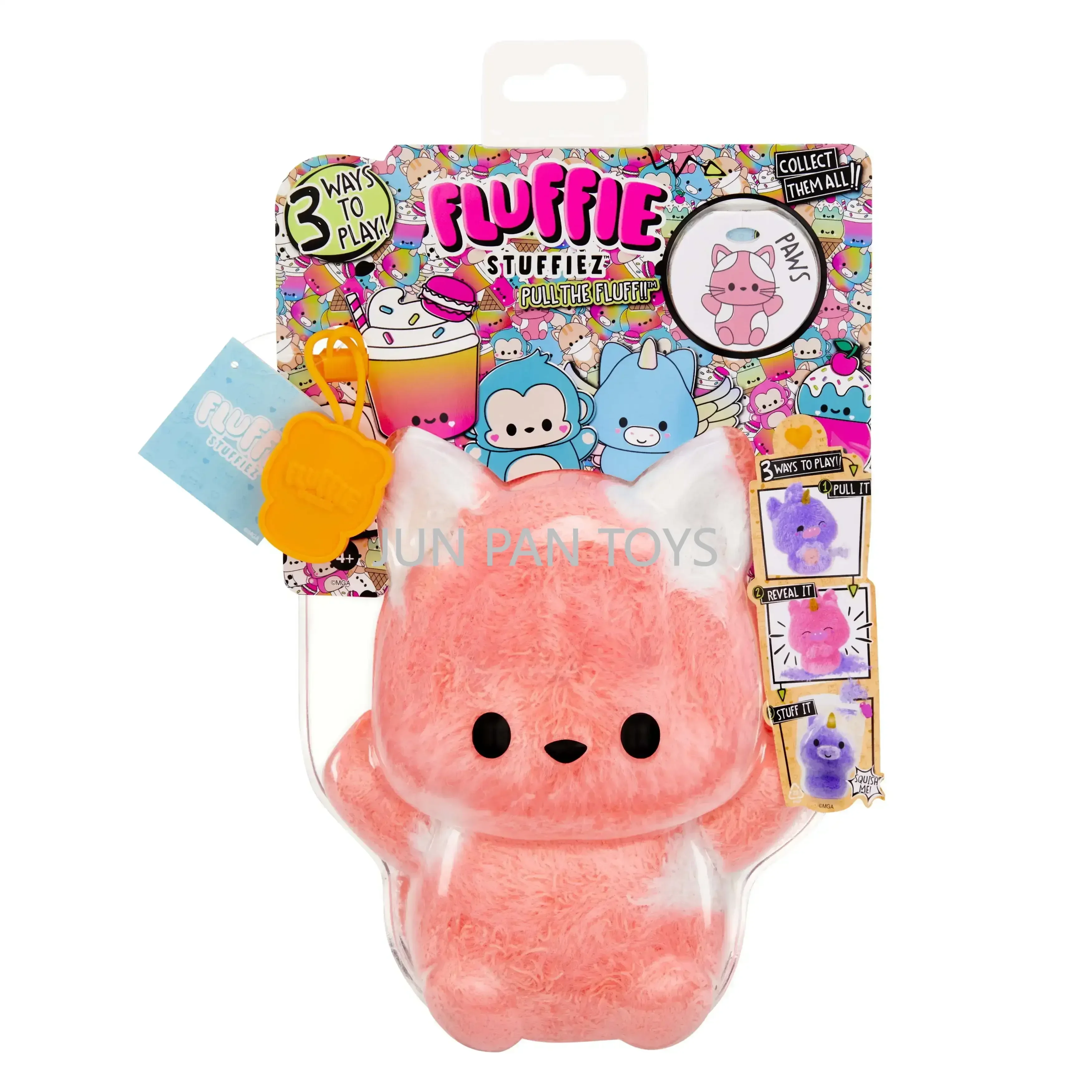 Fluffie Stuffiez Shake – Peluche Surprise à Fourrure Amovible – ASMR – 3 Façons De Jouer – Dès 4 Ans – Collectionneur